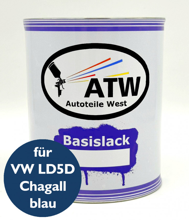 Autolack für VW LD5D Chagallblau